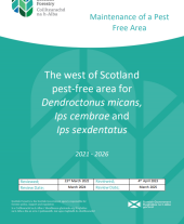 Maintenance of a Pest Free Area